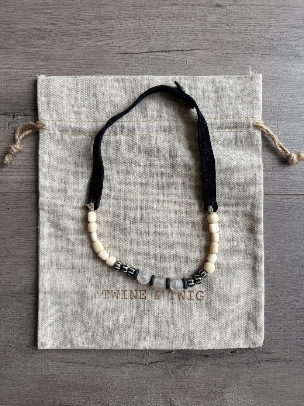 Twine & Twig choker necklace